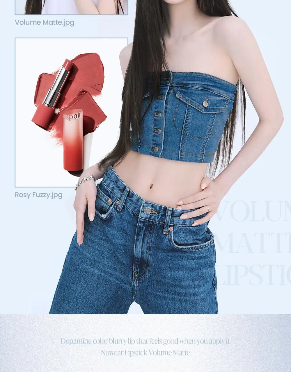 [NEW] 에스쁘아 노웨어 립스틱 볼륨매트 3g / 8 colors 상세페이지 3